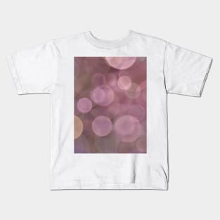 Layered bright pink and purple bubbles Kids T-Shirt